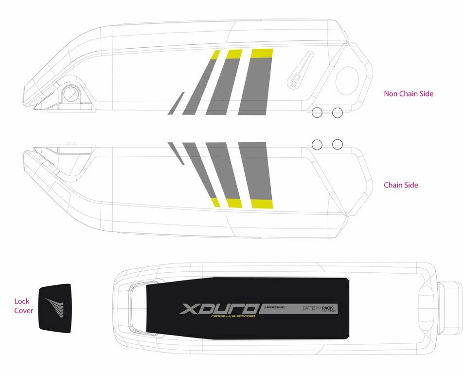 Haibike - Stickers Pour Batterie Bosch Sur XDURO 2014/ 2015/ 2016/ 2017 5 Haibike - Stickers Pour Batterie Bosch Sur XDURO 2014/ 2015/ 2016/ 2017 – Image 3