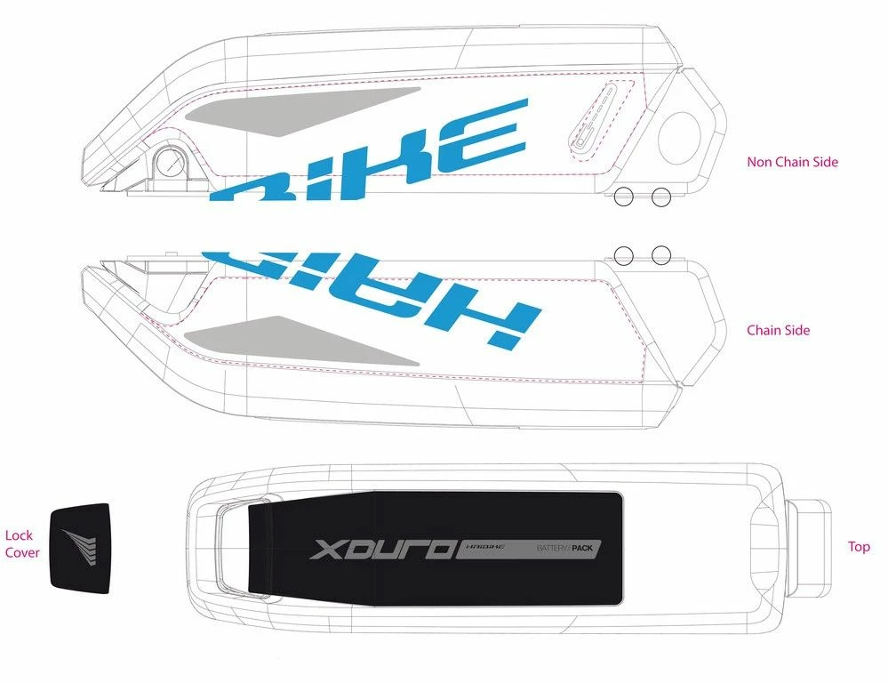 Haibike - Stickers Pour Batterie Bosch Sur XDURO 2014/ 2015/ 2016/ 2017 7 Haibike - Stickers Pour Batterie Bosch Sur XDURO 2014/ 2015/ 2016/ 2017 – Image 5