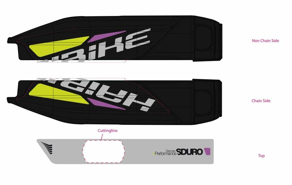 Haibike SDURO - Autocollants Pour Batterie De Cadre Yamaha 3 Haibike SDURO - Autocollants Pour Batterie De Cadre Yamaha