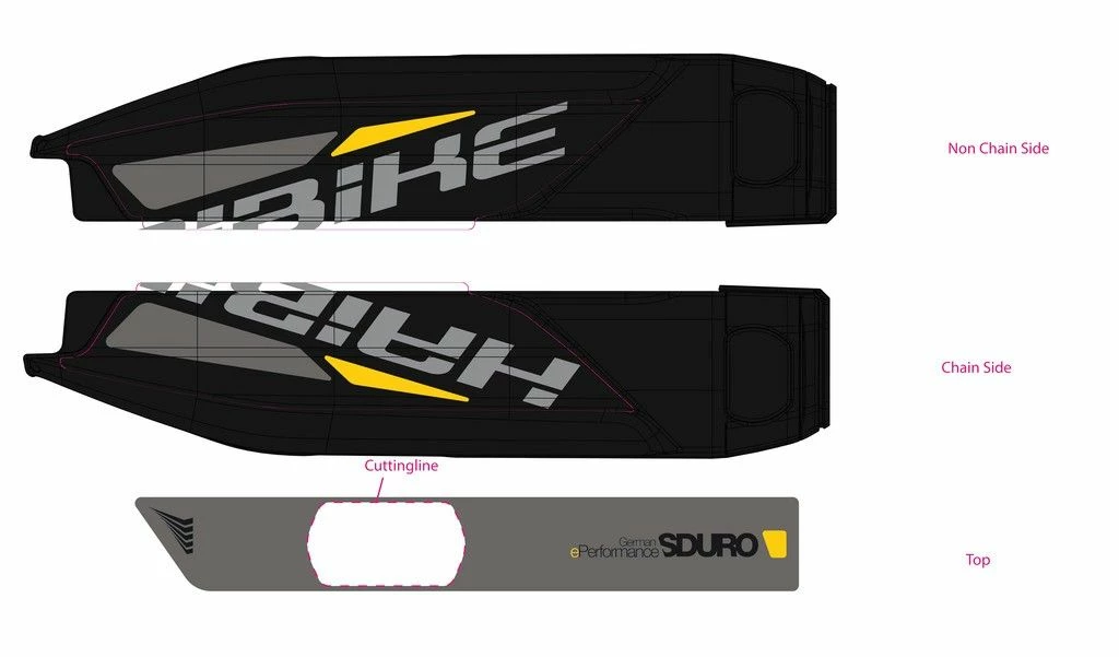 Haibike SDURO - Autocollants Pour Batterie De Cadre Yamaha 8 Haibike SDURO - Autocollants Pour Batterie De Cadre Yamaha – Image 6