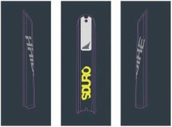 Haibike SDURO - XDURO - Autocollants Pour Skidplate Bosch Powertube 2018 -Pièces détachées VAE Soldes haibike sduro xduro stickers pour skidplate bosch powertube 2018 jaune argente 3840x2160